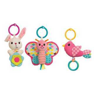 Infantino-Tapis De Jeu Twist & Fold Rose
