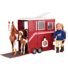 Van pour chevaux et poupée - Our Generation