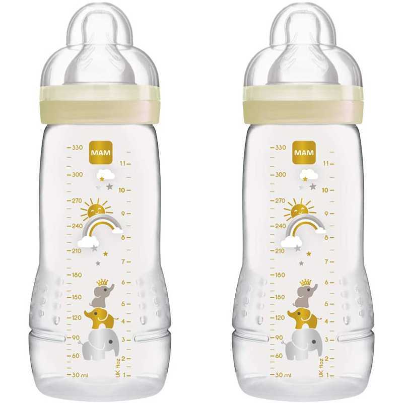Lot de 2 biberons Easy Active 330ml Unisex Lot de 2 biberons Easy Active 330ml Unisex