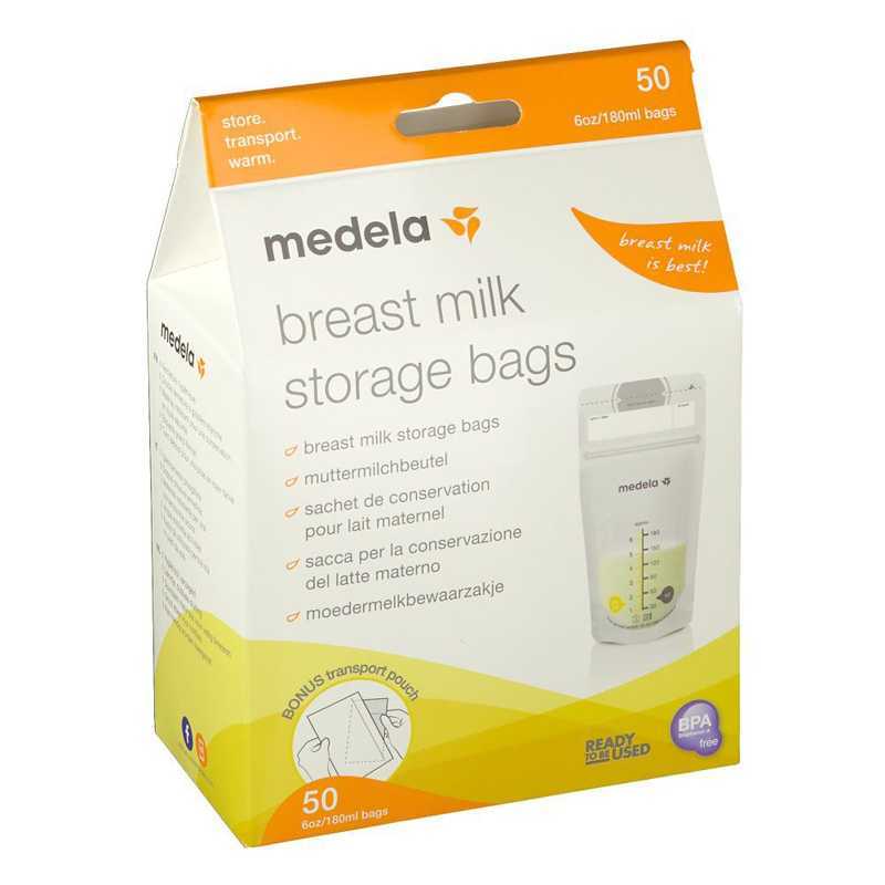 Lot de 50 sachets pour lait maternel Medela Lot de 50 sachets pour lait maternel Medela