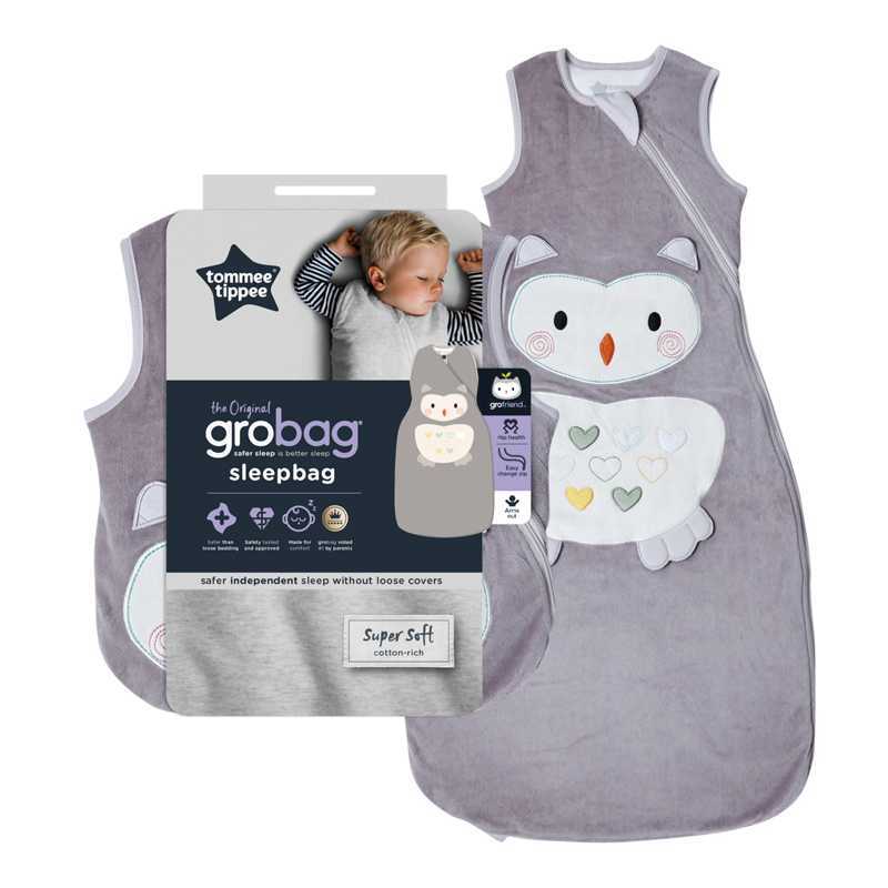 Sac de Couchage Grobag 1 TOG Ollie La Chouette 18-36m Tommee Tippee