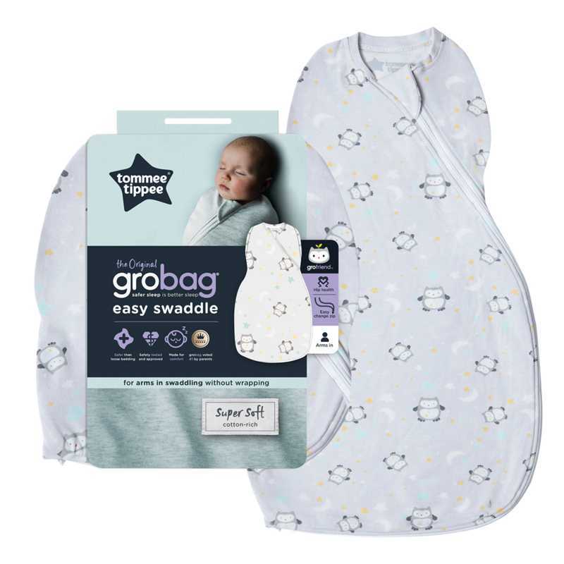Lange d'emmaillotage Grobag Ollie le Hibou 0-3m Tommee Tippee Lange d'emmaillotage Grobag Ollie le Hibou 0-3m Tommee Tippee