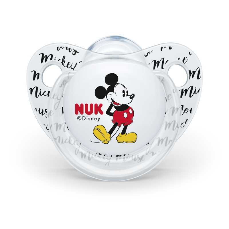 Nuk Sucette Disney Mickey Physiologique Silicone 2 ème Age lot de 2