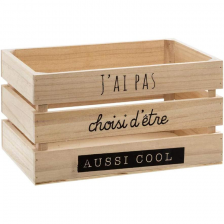 Lot de 3 cagettes de rangement Atmosphera Lot de 3 cagettes de rangement Atmosphera