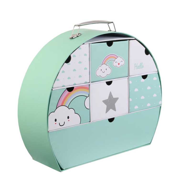 Valisette de souvenirs Vert Home Deco Kids