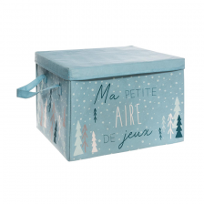 Coffre de jeux Bleu - Atmosphera For Kids Coffre de jeux Bleu - Atmosphera For Kids