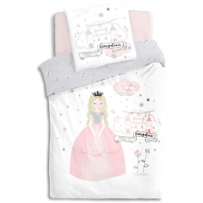 Parure de lit enfant princesse 140x200 - Atmosphera For Kids Parure de lit enfant princesse 140x200 - Atmosphera For Kids