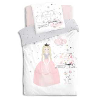 Parure de lit enfant princesse 140x200 - Atmosphera For Kids