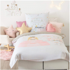 Parure de lit enfant princesse 140x200 - Atmosphera For Kids Parure de lit enfant princesse 140x200 - Atmosphera For Kids