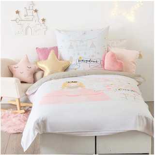 Parure de lit enfant princesse 140x200 - Atmosphera For Kids