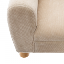 Fauteuil enfant ours beige avec Coussin rond - Atmosphera For Kids