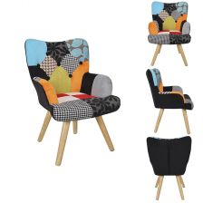 Fauteuil Helsinki Patchwork enfant - Home Deco Kids