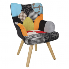 Fauteuil Helsinki Patchwork enfant - Home Deco Kids