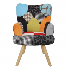 Fauteuil Helsinki Patchwork enfant - Home Deco Kids