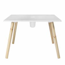 Table avec pot a crayons Gribouille - Home Deco Kids