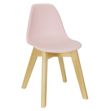 Chaise scandinave enfant coque Rose - Home Deco Kids