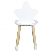 Chaise enfant étoile Blanche - Home Deco Kids