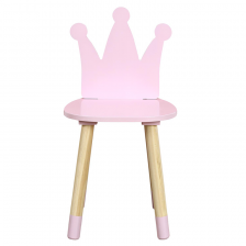 Chaise enfant couronne Rose - Home Deco Kids Chaise enfant couronne Rose - Home Deco Kids