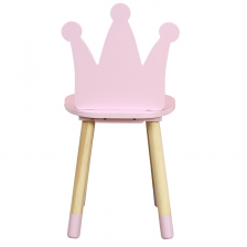Chaise enfant couronne Rose - Home Deco Kids Chaise enfant couronne Rose - Home Deco Kids