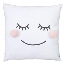 Coussin pompons fille Home Deco Kids Coussin pompons fille Home Deco Kids
