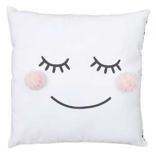 Coussin pompons fille Home Deco Kids
