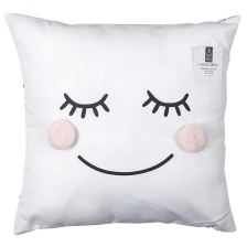 Coussin pompons fille Home Deco Kids Coussin pompons fille Home Deco Kids