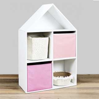 Rangement maison 4 cases Paul Blanc - Home Deco Kids