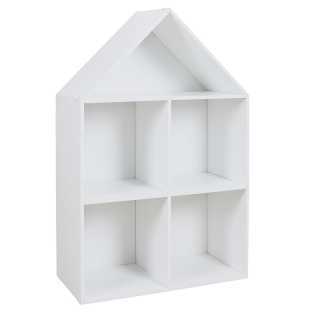 Rangement maison 4 cases Paul Blanc - Home Deco Kids