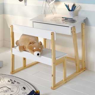 Pupitre d’écriture Ecolière Blanche Atmosphera for kids