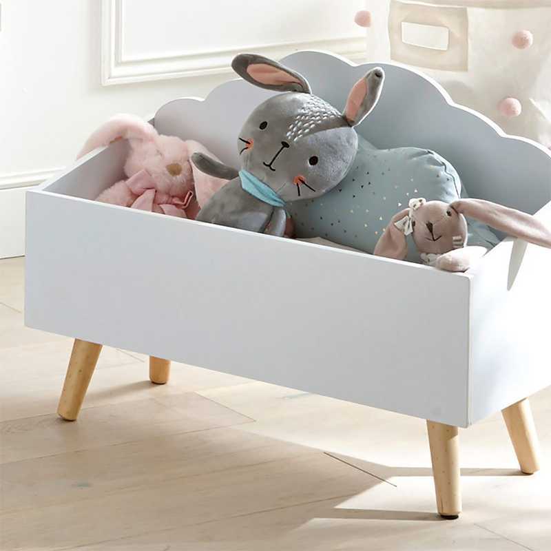 Boîte de Rangement à Jouets sur roulettes  Coffre de Rangement pour  Chambre d'enfant en