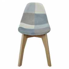 Chaise Patchwork Enfant Leonie Bleu - Home Deco Kids