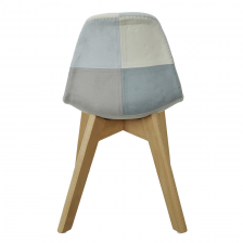 Chaise Patchwork Enfant Leonie Bleu - Home Deco Kids