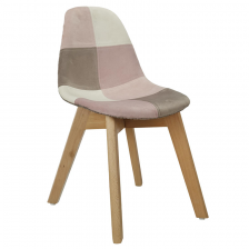 Chaise Patchwork Enfant Leonie Rose - Home Deco Kids