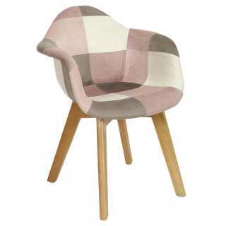 Fauteuil Patchwork Enfant Leonie Rose - Home Deco Kids