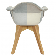 Fauteuil Patchwork Enfant Leonie Bleu - Home Deco Kids Fauteuil Patchwork Enfant Leonie Bleu - Home Deco Kids