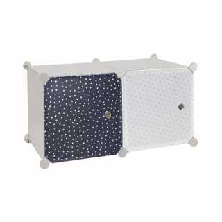 Rangement modulable 2 cubes garçon - Home Deco Kids