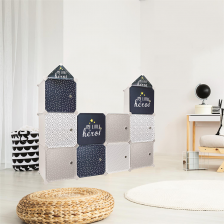 Rangement modulable 6 cubes garçon - Home Deco Kids