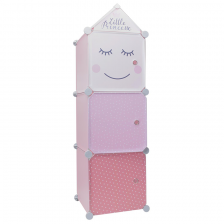 Rangement modulable 3 cubes fille - Home Deco Kids