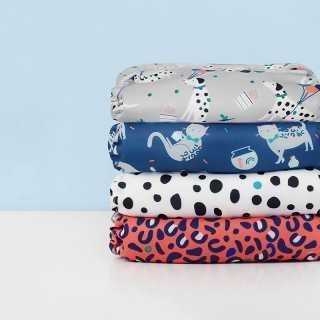Pack de Couches lavables MIOSOLO le Goûter des Animaux