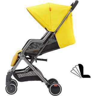 Poussette compacte Jaune Traverze - Diono