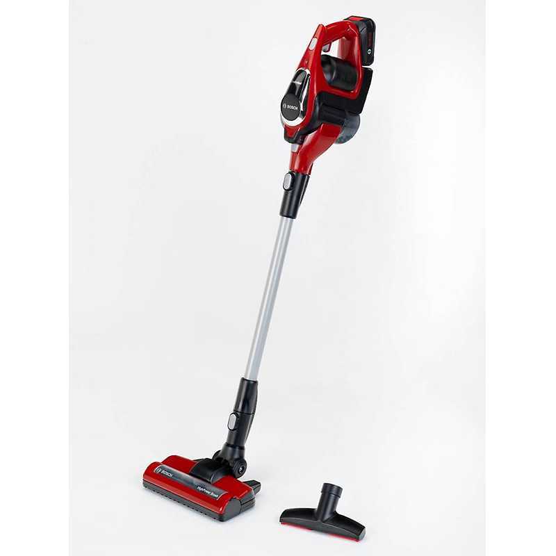 Aspirateur balai multifonctions ROUGE BOSCH "Unlimited" Aspirateur balai multifonctions ROUGE BOSCH "Unlimited"