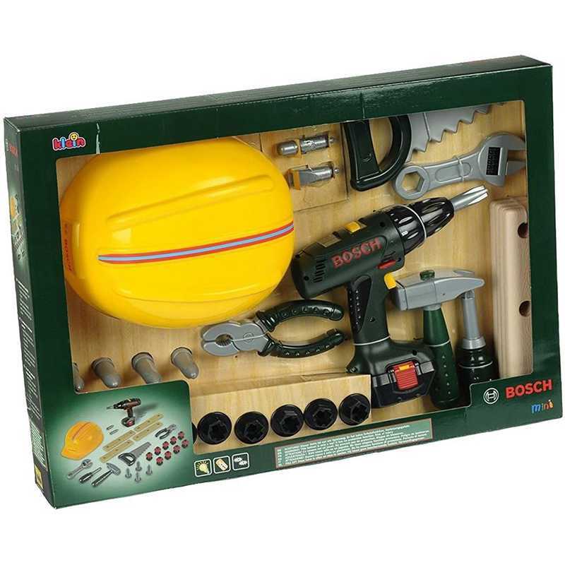 Set bricoleur avec visseuse et casque Bosch Set bricoleur avec visseuse et casque Bosch