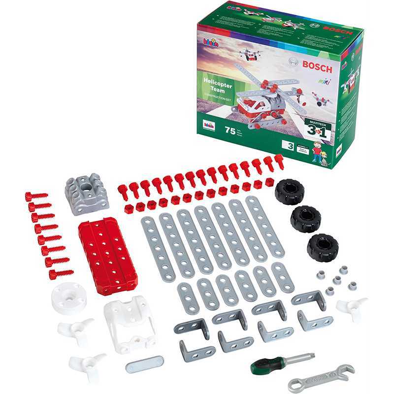 Set de construction Hélicoptère Team 3 en 1 Bosch Set de construction Hélicoptère Team 3 en 1 Bosch