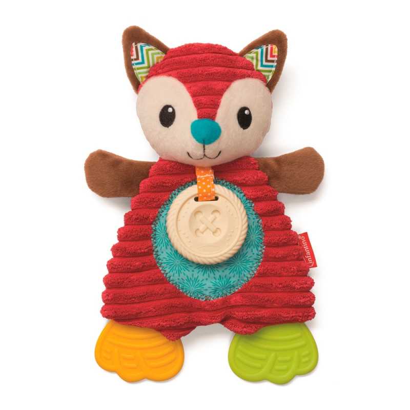 Peluche bébé Renard câlin Rouge Infantino Peluche bébé Renard câlin Rouge Infantino