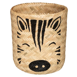 Lot de 3 paniers en bambou Safari Atmosphera