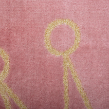 Tapis enfant couronne lurex Rose - Atmosphera For Kids Tapis enfant couronne lurex Rose - Atmosphera For Kids