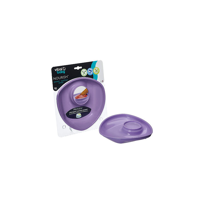 Assiette à ventouse Fizz VIOLETTE Assiette à ventouse Fizz VIOLETTE
