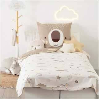 Parure de lit enfant Ours 140x200 - Atmosphera For Kids