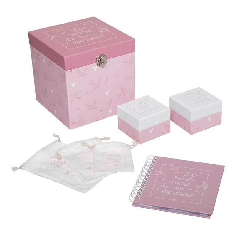 Coffret de trésors bebe Rose Atmosphera Coffret de trésors bebe Rose Atmosphera