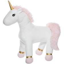 Peluche licorne maxi Blanc H45 - Atmosphera For Kids